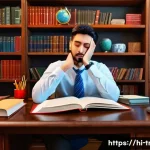 통역사 자격증 실기 시험 꿀팁 - Image Prompt 1: The Passionate Polyglot's Study**